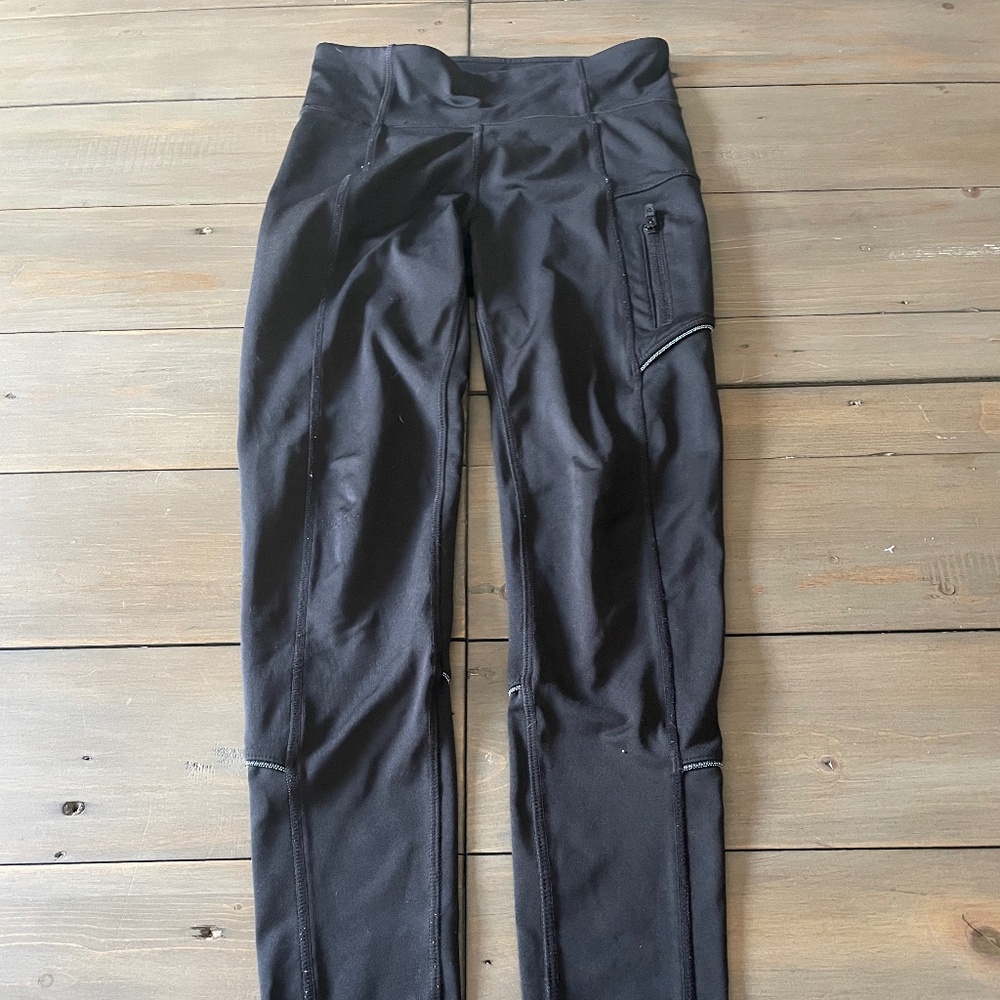 Black Gap Fit Kids Leggings size 10-12